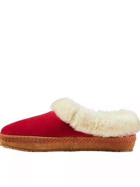 NEW LL Bean Women's Wicked Good Slippers Squam Lake Dark Red 9